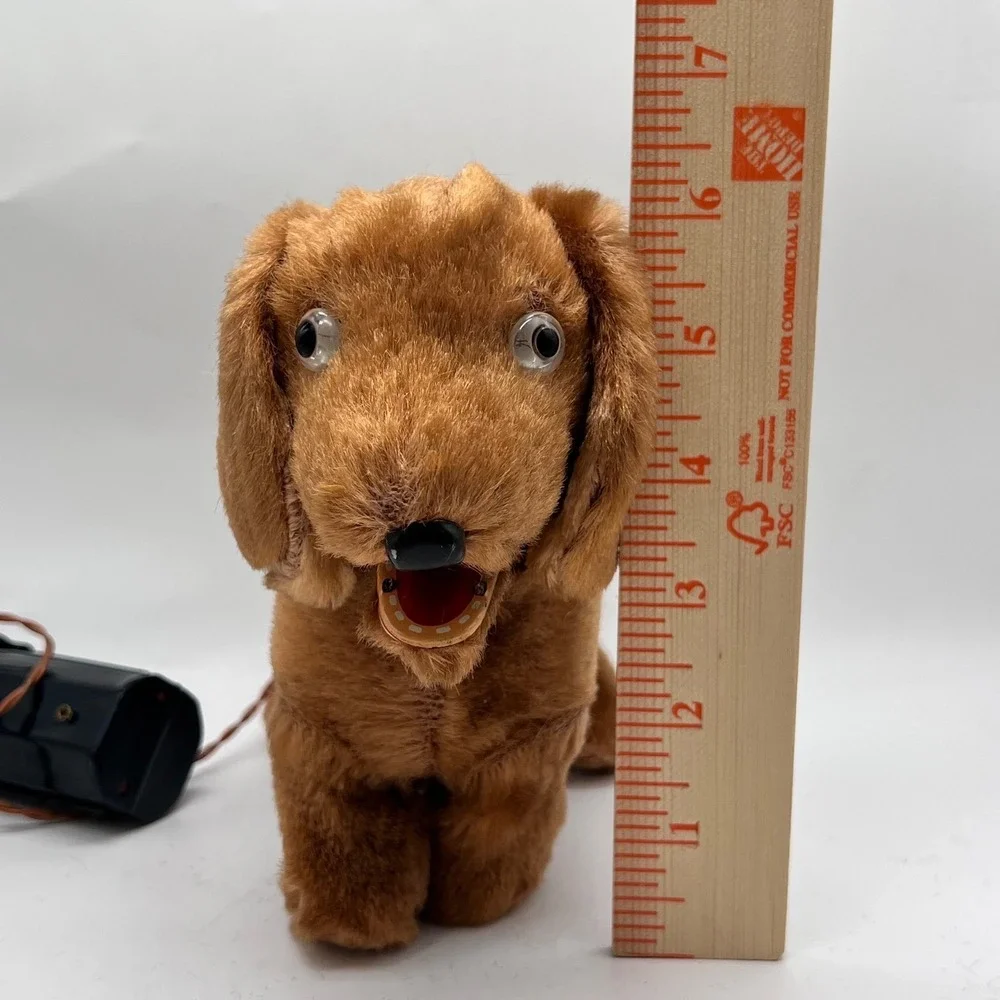 Vintage Bobo The Frisky Puppy Walking Barking Battery Remote Control 1950s Works
